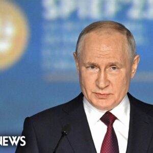Putin says Ukraine counteroffensive ‘has no chance’ of success