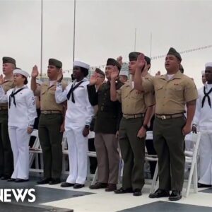 Foreign-born service members sworn in as U.S. citizens