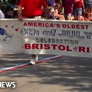 The nation’s oldest continuous July 4th celebration observed in Bristol, Rhode Island