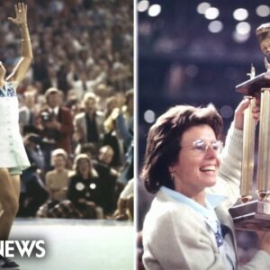 Billie Jean King reflects on ‘Battle of the Sexes’ tennis match, 50 years later