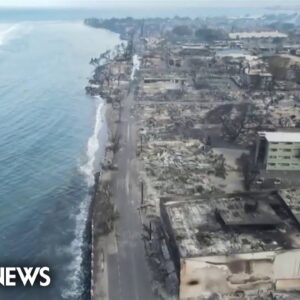 Hawaii’s historic town of Lahaina left devastated after deadly wildfires