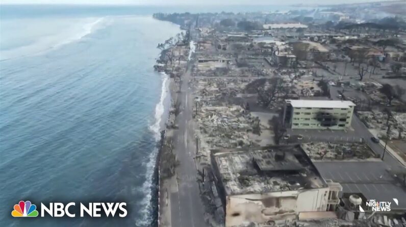 Hawaii’s historic town of Lahaina left devastated after deadly wildfires