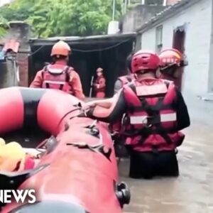 Escaped crocodiles add to perils of floods in southern China