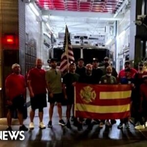 Soldiers honor fallen veterans from 9/11 with 22-mile walk