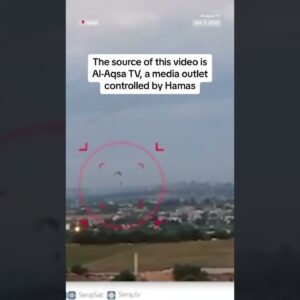 Video shows paragliders entering Israel during the initial Hamas attack