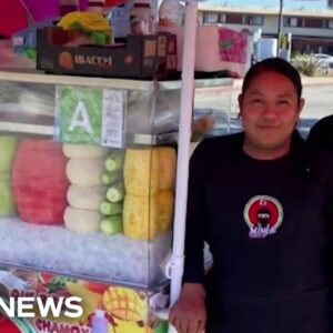 California couple’s fruit stand goes viral on TikTok for impressive cutting skills