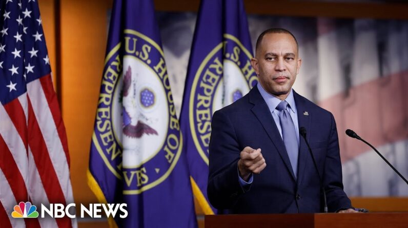 LIVE: Hakeem Jeffries holds press conference | NBC News