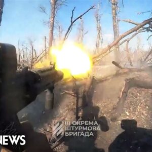 Dramatic battle video shows Ukrainian raid on Russian trenches near Bakhmut