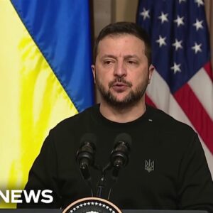 Zelenskyy: 'We stand firm no matter what Putin tries'