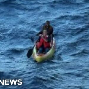 Two men in kayak rescued by cruise ship in Gulf of Mexico