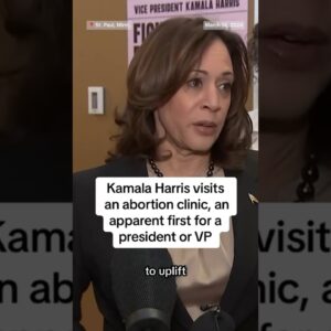 Kamala Harris visits an abortion clinic, an apparent first for a president or vice president