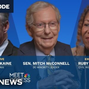 April 28 — Sens. Mitch McConnell and Tim Kaine, plus Ruby Bridges