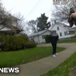 Akron police release body cam video showing officer shoot teen carrying toy gun