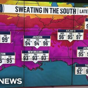 44 million Americans impacted by record high temperatures in Midwest and South