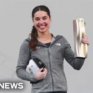 Sport climber Brooke Raboutou describes qualifying for Paris Olympics