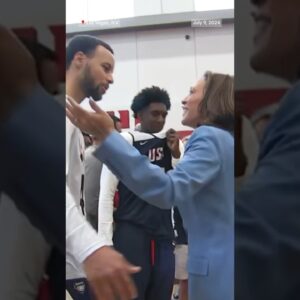 'Bring back that gold': VP Harris talks to men's Olympic basketball team