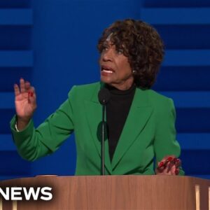 Rep. Maxine Waters pays tribute to civil rights icon Fannie Lou Hamer at DNC