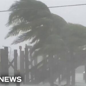 Francine packs a punch as it crosses Louisiana